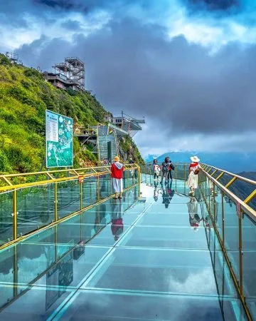 Glass bridge