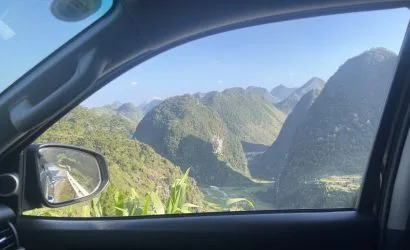 Window mountain view