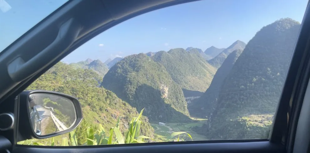 Window mountain view